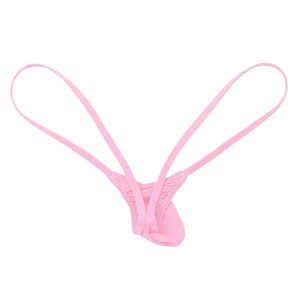 Slips pour hommes, couleur unie, taille basse, respirants, en polyester - Product Image 5