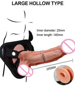 סיטונאי רך רצועה-on עם חגורה דילדו סקס צעצוע לסביות נשים - Product Image 6