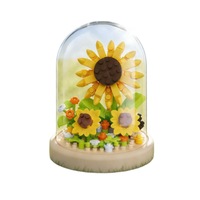 Bloques de Construcción de Plástico ABS Ligeros con Cubierta para Arreglos Florales, Unisex, para Adolescentes, Adornos para Macetas, Hogar y Oficina