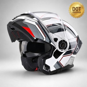 <span class=keywords><strong>Casque</strong></span> de moto modulaire rabattable homologué DOT, en ABS, double visière, intégral, pour <span class=keywords><strong>scooter</strong></span>, avec fixation rapide pour homme et femme - Product Image 5