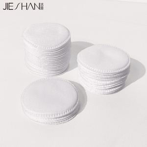 Disques démaquillants en coton épaissis double face avec bord de verrouillage, vente en gros d'usine, compresses humides spéciales pour le visage, logo personnalisé - Product Image 5