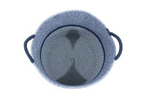 Panier de rangement en coton durable, benne domestique moderne avec poignée, pour le linge en vrac - Product Image 3