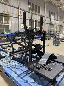 SM Machine à <span class=keywords><strong>Squat</strong></span> à Cinture à Charge par Plaques de Haute Qualité pour Salle de Sport Commerciale, Grande Capacité de Charge, pour l'Entraînement des Quadricipèdes, des Fessiers et des Ischio-jambiers, Style LB <span class=keywords><strong>Hammer</strong></span> - Product Image 3