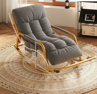 Fauteuil à bascule contemporain double inclinable pour adultes, canapé de salon avec massage, pour chambre et salon