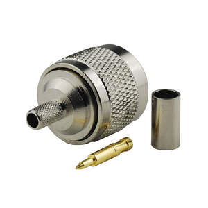 Gerader / Rechtwinkliger N-Stecker Crimp-Typ für RG316 RG174 - Product Image 2