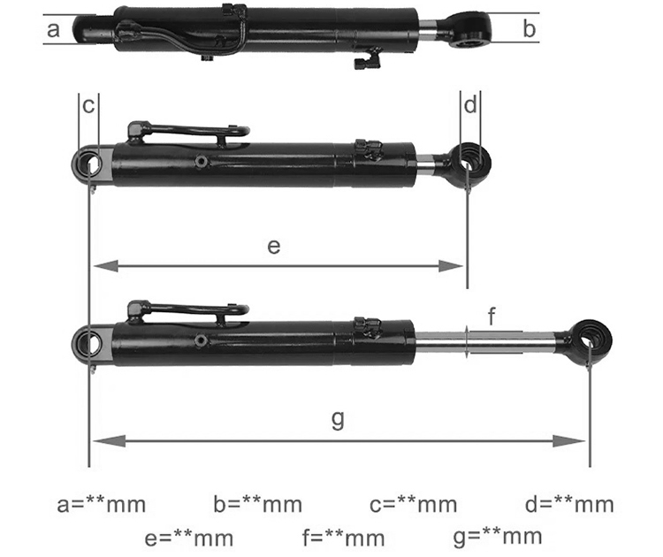 TIEJIA New ZX870H-5G Excavator Hydraulic Cylinder Boom Bucket Arm