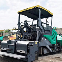Nouveau finisseur d'asphalte entièrement hydraulique importé d'Allemagne, 3L, avec moteur de pompe, largeur 3-6m, épaisseur 400mm, pour la construction routière