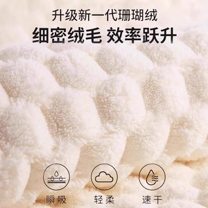 Albornoz con estampado de nubes para mujer, forro polar grueso con capucha, bolsillo y cinturón para uso en el hogar y spa, blanco, azul, rosa - Product Image 5