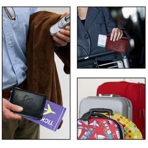 Set de Regalo de Viaje con Porta Pasaportes Delgado y Etiqueta de Equipaje con Logotipo Personalizado, Funda de Pasaporte de Cuero PU y Etiqueta de Equipaje al por Mayor - Product Image 6