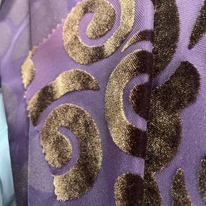 중국 뜨거운 판매 인쇄 번 아웃 꽃 드레스 스포츠웨어 및 수영복-소년과 소녀를위한 반짝이는 벨벳 스트레치 원단 - Product Image 3