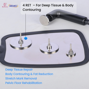 Máquina de Terapia Tecar con Control Digital RET CET de 448 kHz, Calentamiento Profundo y Pantalla Grande, Precio de Fabricante, para Clínicas de Fisioterapia - Product Image 3