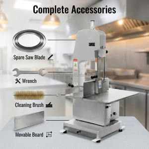 350 Type Carbon Steel <b>Bone</b> <b>Saw</b> Machine 2.2KW Meat Band <b>Saw</b> Cutter for Frozen Meat Processing Restaurant Kitchen - Product Image 5