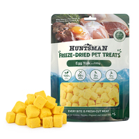 Friandises lyophilisées EASA pour animaux de compagnie : crevettes, capelins, saumon, poulet en cubes – Snack riche en protéines pour la santé de la peau et du pelage des chats et chiens – Vente en gros