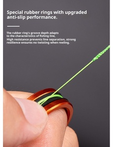 Wholesale Fishing Line Anti-Slip Rubber Ring Portable Pull Loop Aluminum Tackle <b>Tool</b> Equipment - Product Image 5