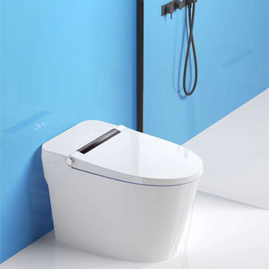 Siège <span class=keywords><strong>de</strong></span> salle <span class=keywords><strong>de</strong></span> bain <span class=keywords><strong>Toilette</strong></span> WC Céramique <span class=keywords><strong>Toilette</strong></span> monobloc Delta-120 S-Trap 225mm Couleur blanche <span class=keywords><strong>Toilette</strong></span> intelligente Bidet - Product Image 2
