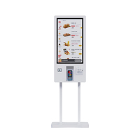 Kiosque à écran tactile de 32 pouces pour la commande et le paiement en libre-service, kiosques pour restaurants, banques, centres commerciaux