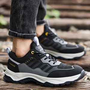 Chaussures de sécurité légères pour hommes, protection de qualité, résistantes à l'huile, anti-usure, en cuir microfibre isolant 10 kV - Product Image 6