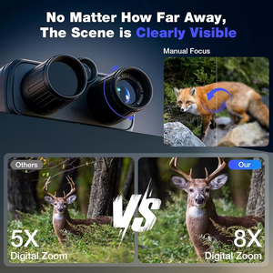 Binoculares con Visión Nocturna CZ080, Infrarrojos, Pantalla Grande HD, Cámara Digital, Visión Nocturna Infrarroja - Product Image 2