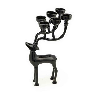 Aluminum Deer T Light <b>Candle</b> <b>Holder</b> Glossy Gold Finish Table Centerpiece Decorations Other <b>Candle</b> <b>Holders</b> <b>Lanterns</b> - Product Image 5