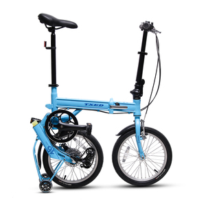 Bicicleta Plegable TXED China, Modelo Nuevo y Económico, 3 Velocidades, Frenos V, Horquilla de Acero, Pedales Ordinarios, 16 Pulgadas - Product Image 4