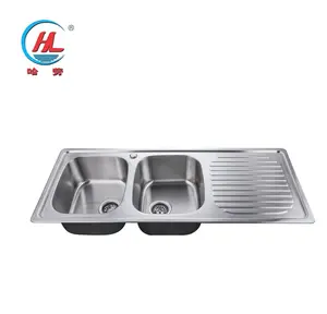 Lavello da cucina a doppia vasca per lavello da esterno di grandi dimensioni su misura del produttore cinese