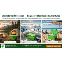 Glacière à roulettes rotomoulée pour camping, écologique en PE, logo personnalisable, 45L, chaise thermique pliable, garde au froid les jours froids