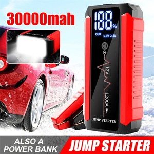 Démarreur de voiture 30000mAh 1200A, Power Bank, Chargeur USB rapide, Lampe LED, <span class=keywords><strong>Booster</strong></span> d'urgence 12V - Product Image 2