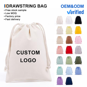 Bolsas de Lona con Cordón para Eventos Empresariales, Bolsa de Regalo de Lona Personalizada y Resistente para Compras, Bolsas de Lona para Uso Diario, Promoción de Productos - Product Image 3