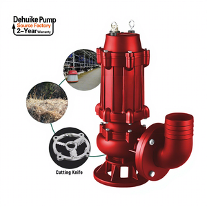 Погружной канализационный насос-измельчитель без засоров для пожаротушения/откачки фекалий и ила - Product Image 1