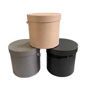 Recyclable waterproof cardboard paper tube packaging custom logo round flower box
