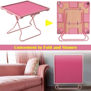 โต๊ะไพ่นกกระจอก HIMORE ขนาด 35 นิ้ว สีชมพู แบบพับได้ พร้อมที่วางแก้ว 4 ช่อง และลิ้นชัก 4 ช่อง เหมาะสำหรับเล่นไพ่นกกระจอกและโป๊กเกอร์ ใช้ได้ทั้งในบ้านและนอกบ้าน - Product Image 2