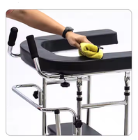 Déambulateur pour personnes âgées, déambulateur de rééducation pour AVC et thrombose, pour adultes atteints de paralysie cérébrale et de hémiplégie