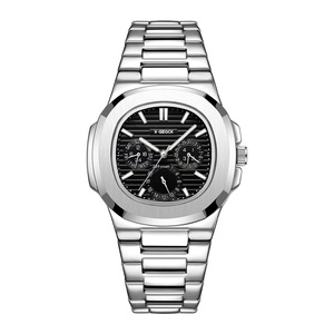 Nuovo Orologio al Quarzo da Uomo di Lusso con Tre Quadranti, Cinturino in Acciaio Inossidabile, Luce Notturna, <span class=keywords><strong>Calendario</strong></span> e Impermeabile - Product Image 6
