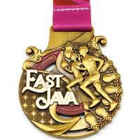 Médaille de finisseur personnalisée en alliage de zinc pour course sur route, course communautaire, sports de plein air et compétition de course à pied
