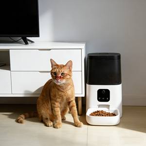 Comedero Inteligente para Mascotas con Control por Aplicación WiFi, Dispensador Automático de Comida para Perros y Gatos, Fabricado por OEM - Product Image 1