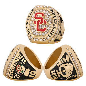 Bague de championnat de l'Université de Californie du Sud 2017, bague de mode commémorative populaire de sport, ventes directes au comptant d'usine - Product Image 2