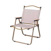 Chaise de camping pliante moderne en acier inoxydable et aluminium, mobilier d'extérieur portable pour le camping en voiture et les pique-niques