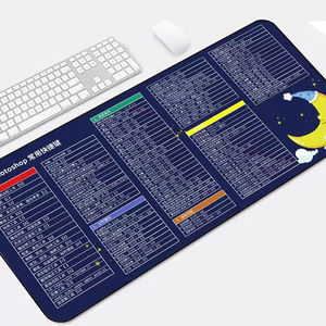 Nhà máy trực tiếp tùy chỉnh thăng hoa chống trượt văn phòng lớn XL chuột Pad XL Anime bàn phím Phím phím tắt cao su miếng Đệm chuột - Product Image 2