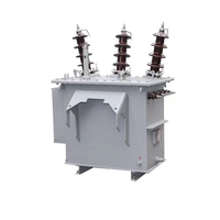 Transformador de Potencia Trifásico de 11kV 380V para Montaje en Poste, 50Hz, Bobinado Doble, Totalmente Sellado, Núcleo de Cobre, con Cambio de Aceite