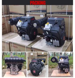 เครื่องยนต์เบนซิน Loncin 2V80FD 764 ซีซี แบบสองสูบ 24 แรงม้า สตาร์ทไฟฟ้า ระบายความร้อนด้วยอากาศ เพลาแนวนอน พร้อมลูกปืน - Product Image 4