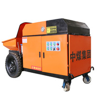 Nouvelle conception de bétonnière mobile autochargeuse diesel 45-50 m/h, mini pompe à béton, utilisation en construction, prix avantageux