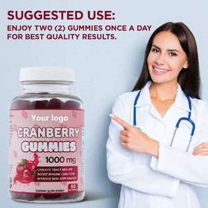 Gommes de canneberges, 2022 OEM ODM, soin des voies urinaires, prend en charge la vessie, les reins et les végétariens - Product Image 5