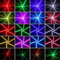 Oferta Especial: Exquisita Luz de Escenario de 150W con Seis Brazos, Láser RGBW, DMX512 de 24 Canales, Activación por Sonido, Control Remoto, para Fiestas, Discotecas, KTV, Bares, Clubes, Bodas, Proyector con Soporte de Personalización OEM