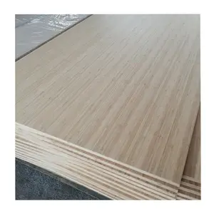 Panel de madera contrachapada de bambú, 19mm, 3 capas, lateral y plano prensado, para cabintería Premium, muebles, tablets, hojas de bambú verdes