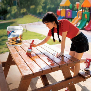 Résistant aux intempéries, résistant aux moisissures, imperméable à l'eau, <span class=keywords><strong>vernis</strong></span> transparent à grain de bois, laque pour bois, anti-corrosion pour l'extérieur - Product Image 5