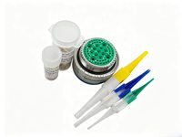 Connecteur circulaire Kewei D38999/26KH54SN à 14 broches, prise droite avec 3 conducteurs, boîtier en alliage d'aluminium, terminaison standard