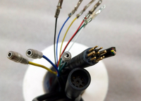 Câble d'extension pour moteur de vélo électrique 9 broches, adaptateur de moteur de vélo électrique avec connecteur de capteur Hall