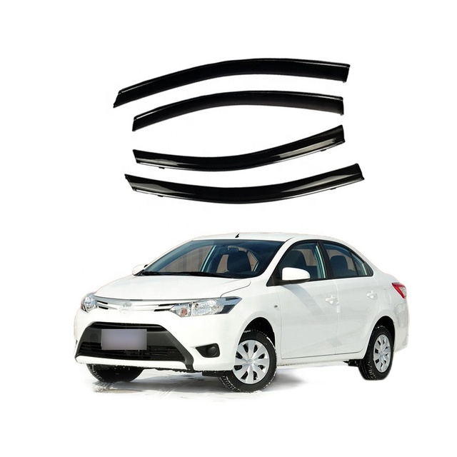 Hot Selling Good Quality Anti Rain Wide Sun Shield Window Visor Car Deflectors for  - VIOS \YARIS