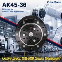 Proveedor Mayorista Cubemars AK45-36 Motor de Articulación Robótica de Alto Torque y Ligero para Brazo Robótico Humanoide, Actuador BLDC