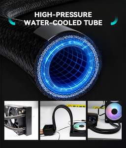 Refroidisseur de processeur liquide <span class=keywords><strong>AIO</strong></span> ARGB GT360 LS 360 mm, 320 W TDP, triple ventilateur 3/4 broches, dissipateur thermique en aluminium, Intel LGA 1851 pour AM5 Flagship - Product Image 5